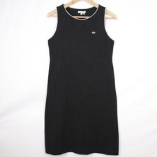 Vestito Lacoste in cotone nero taglia 38 da donna