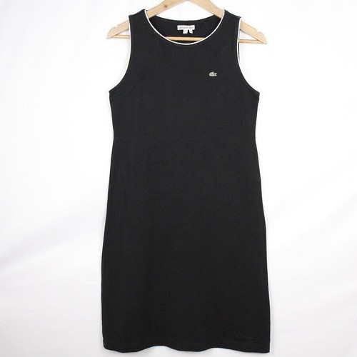 Vestito lacoste cotone nero - in,