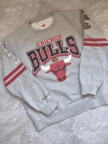 Sudadera chicago bulls - sudadera, gris