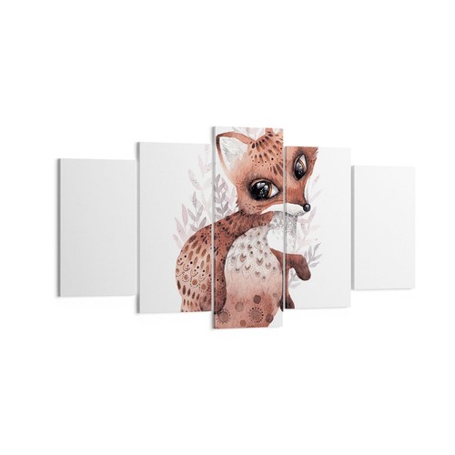 Quadro tela 160x85cm volpe - tela,