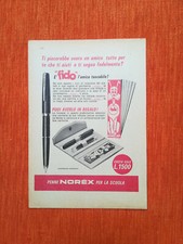 PUBBLICITA' ORIGINALE - ADVERTISING PENNE "NOREX" anni 70