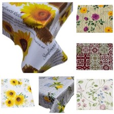 Tovaglia Cerata Plastificata rettangolare e quadrata antimacchia 4 6 e 12 posti