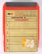 stereo 8 tape visa, made in france, cassetta nuova!! RARE, NEW FACTORY SALED