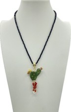 ?? Collana in Swarovski nero