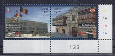Perù 2024 Emissione congiunta con l'Italia 2025 - angolo di foglio con numero