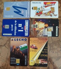 FRANCE 6 TELECARTES 5 UNITES  TELECARTE CINQ Réf. 33