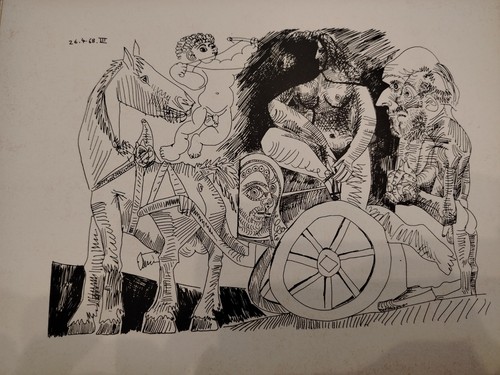Pablo picasso littografia - pablo,