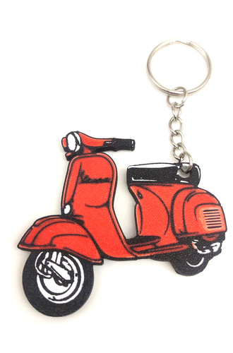 Portachiavi vespa stile - portachiavi, –