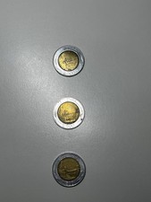 3 Monete 500 lire del 1992, 1939, 1936 bimetallica, rare.