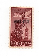 Trieste A AMG FTT, posta aerea