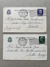 M) n. 2 Intero postale Regno
