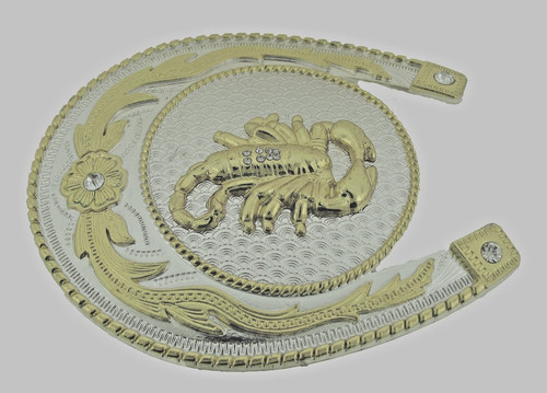 Fibbia cintura scorpione nuova
