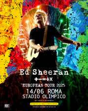 1x Biglietto Ed Sheeran 14/6  E-Ticket settore PRATO Roma Stadio Olimpico