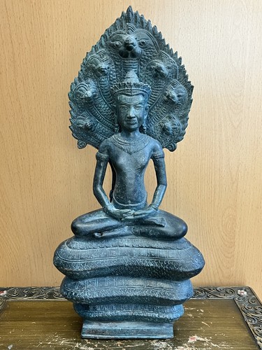 Buddha bronzo con - bronzo,