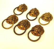 6 grandi maniglie anello leone