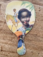 M319 VENTAGLIO PUBBLICITARIO  LANA POLO LANIFICIO  MARZOTTO ILL. EMKA COLONIALE