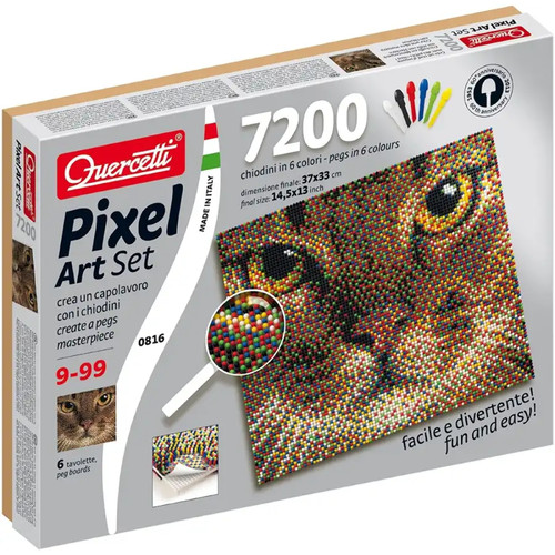 Quercetti 0816 pixel art - quercetti, set