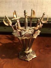 SET OF SPANISH BRASS TOLEDO