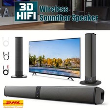Soundbar Bluetooth TV-PC Sound System 3D Surround Subwoofer Altoparlante USB Nuovo
