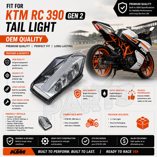 Adatto per ktm 390 gen - per, rc