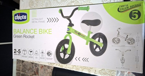 Balance bike green rocket - green,