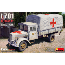 L701 GERMAN 3t CARGO TRUCK RED