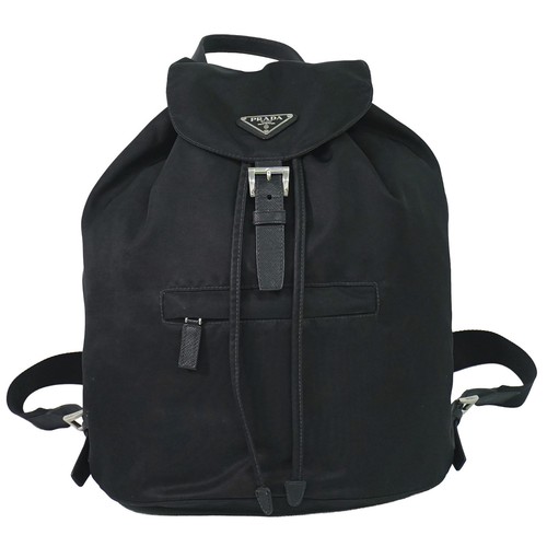 Zaino prada nylon - in, nero