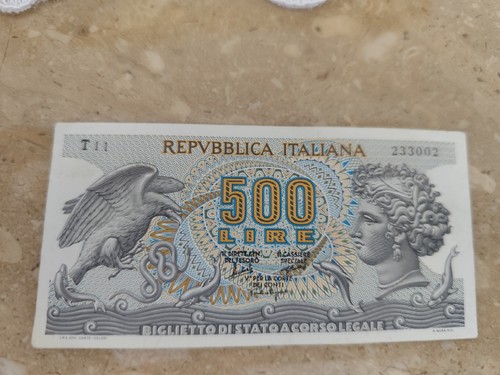 500 lire testa aretusa - "testa, di