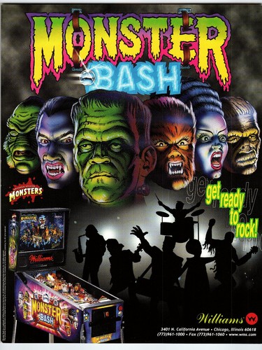Volantino flipper monster bash - volantino,