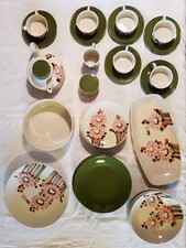 Servizio da 6 Ceramica SIC Tazze Thè + Piatti Modernariato Vintage RARI Italy