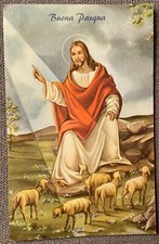 HAPPY EASTER POSTCARD 1960s