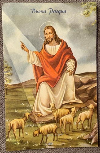 Cartolina buona pasqua anni - cartolina,