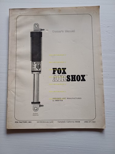 Fox ammortizzatori aria - ad,
