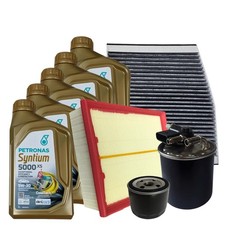 Kit Tagliando Mercedes Classe A W 176 160 Cdi 180 Cdi Filtri Olio 5W30 Petronas