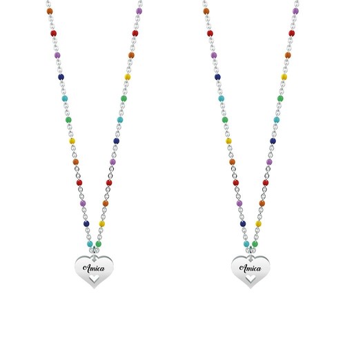 Collana kidult donna love - donna, in