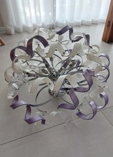 Lampadario con riccioli Colorati 