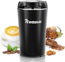 Macina Caffe' Elettrico 300W, Macinacaffè Elettrico Con Lame in Acciaio Inossida