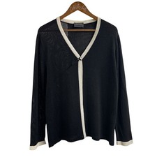 Cardigan maglione maglia nera