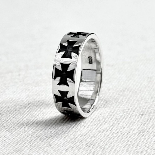 Anello artigianale argento - anello,