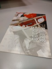 KAWASAKI ALL TERRAIN VEHICLES ATV QUAD CATALOGO DEPLIANT BROCHURE PROSPEKT