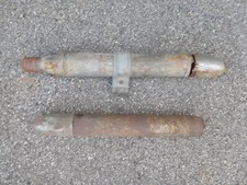 MOTO EPOCA SILENZIATORE MARMITTA SCARICO GILERA TRIUMPH 350 150 175 SUPER SPORT