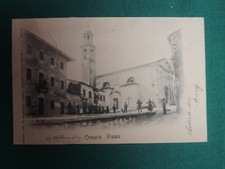 *L68*-ANTICA CARTOLINA-VICENZA-CROSARA PIAZZA - VIAGG 1902- RARA -VENETO