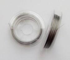 10mt /rotolo  filo in acciaio rivestito di Nylon 0.38mm x bracciale,collana