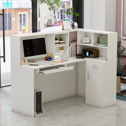 Banco reception con tavolo - reception, da