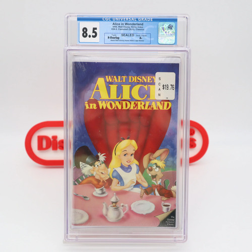 Vhs disney alice - disney's, in