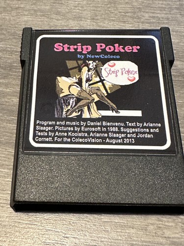 Strip poker colecovision - strip,