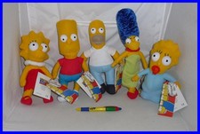 SIMPSONS Peluche SET 5
