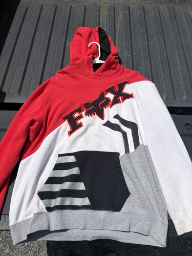 Y2k fox racing - fox, felpa