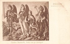 Sandro Botticelli Tobia Con Gii Arcangeli Italy Unposted Postcard