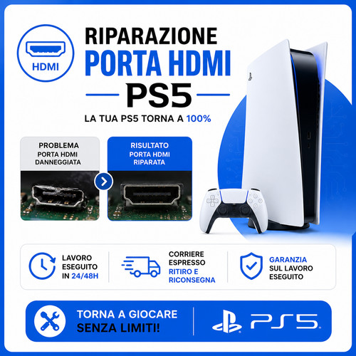 Riparazione porta hdmi sony - riparazione,